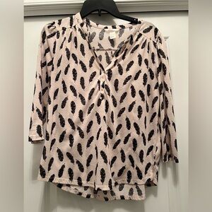 H&M feather top